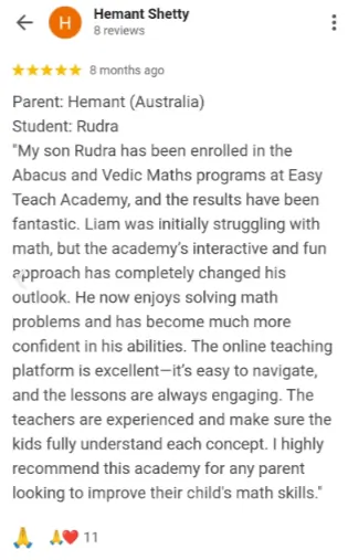 Happy parents and students sharing positive reviews of Easy Teach Academy's online classes