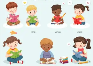 Easy Teach Academy's interactive online English grammar classes for kids with live instructors, focusing on grammar, vocabulary, spelling, reading comprehension, creative writing, and communication skills.