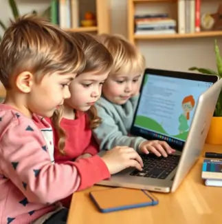 Easy Teach Academy's interactive online English grammar classes for kids with live instructors, focusing on grammar, vocabulary, spelling, reading comprehension, creative writing, and communication skills.