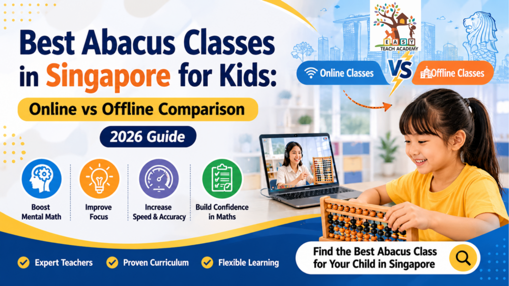 Best Abacus Classes in Singapore for Kids: Online vs Offline Comparison (2026 Guide)