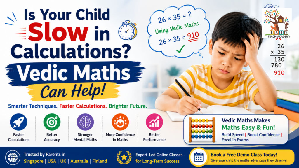 Is Your Child Slow in Calculations? Vedic Maths Can Help