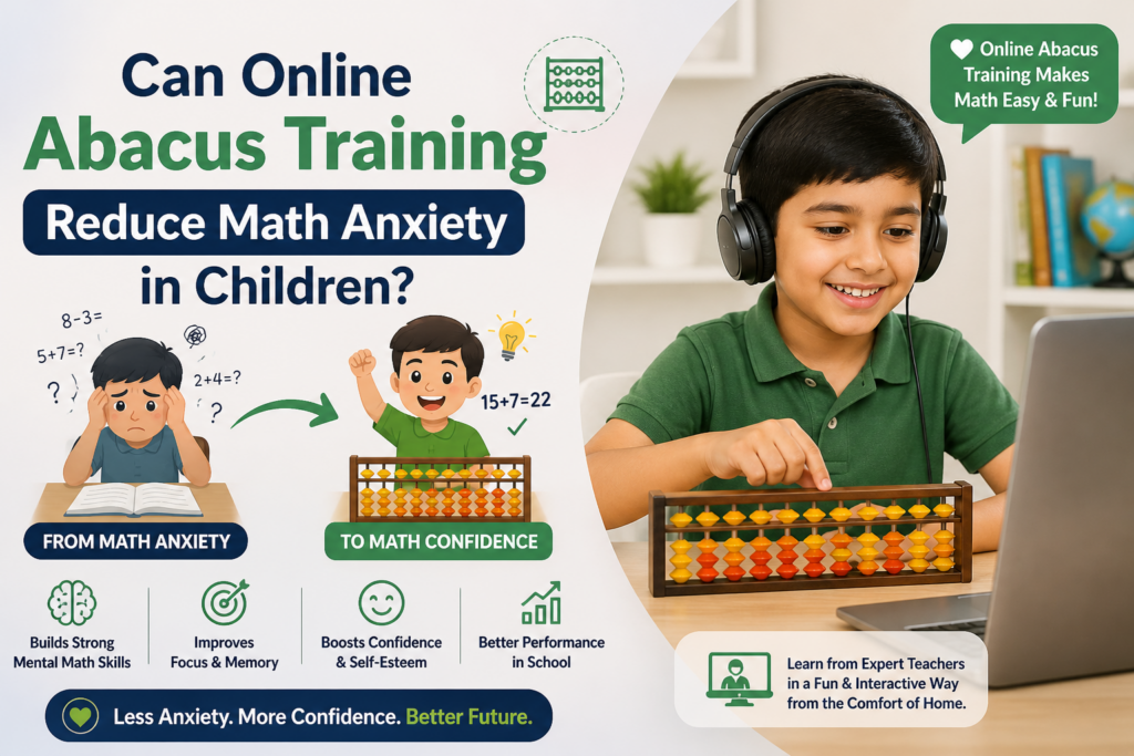 Can Online Abacus Training Reduce Math Anxiety in Children?