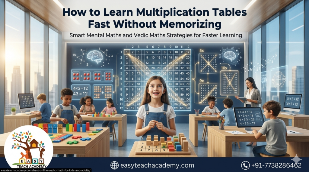 How to Learn Multiplication Tables Fast Without Memorizing