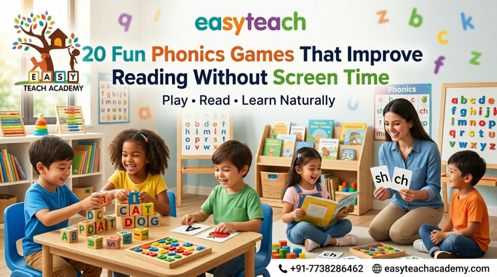 20 Fun Phonics Games That Improve Reading Without Screen Time