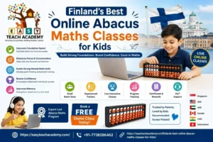 Finland's Best Online Abacus Maths Classes for Kids | Live Online Abacus Classes by Easy Teach Academy
